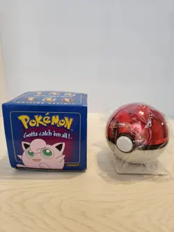 1999 Pokemon 23k Gold Plated Card Jigglypuff Pokeball from Burger King SEALED. - Image 1