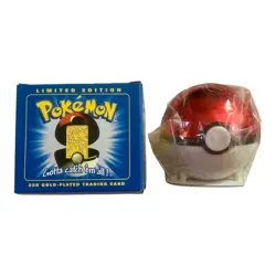 23K Gold Plated MEWTWO Trading Card 1999 Burger King Pokemon SEALED!!! - Image 1