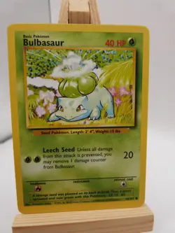 Pokemon Common Card : Bulbasaur 44/102 (Base Set) - Image 1