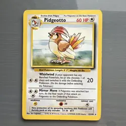 Pidgeotto - 22/102 - Pokemon Base Set Unlimited Rare Card - Image 1