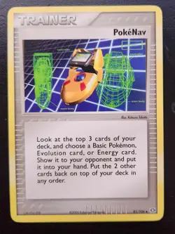 Uncommon PokeNav Pokemon Card, Emerald Set 81/106 - Image 1