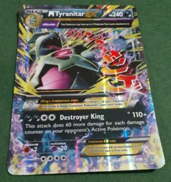 Pokemon TCG Mega Tyranitar EX 43/98 Jumbo Card - Image 2