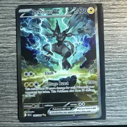 Pokemon Zekrom EX TCG Black Bolt English Card 166/086 Sir - Image 1