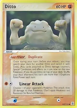 Pokemon Card | Ditto (Geodude) 62/113 Delta Species Set | NM - Image 1