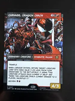 Carnage, Crimson Chaos (Borderless) Marvel's Spider-Man Regular - Image 1