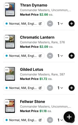 X4 Essential Commander Deck Artifacts See Pics $7.65 Market Value - Image 3