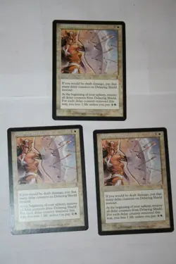MTG Odyssey Magic The Gathering Delaying Shield x3 NM Eng Unplayed - Image 1
