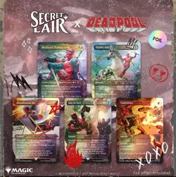 Magic The Gathering Secret Lair X Marvel’s Deadpool Rainbow Foil Bundle - Image 2