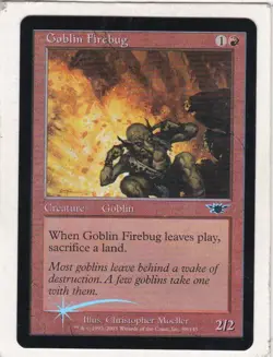 MTG: Legions: Foil: Goblin Firebug - Image 1