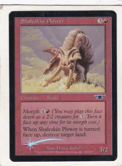 MTG: Legions: Foil: Shaleskin Plower - Image 1