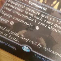 1x Commander's Plate 1339, Foil, Secret Lair Angels, Magic, MTG Ink Error, 001 - Image 4