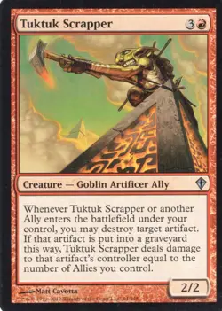 2X TUKTUK SCRAPPER 94/145 WORLDWAKE MTG MAGIC NM X2 (yourdeckbuilder) - Image 1