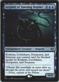 Serpent of Yawning Depths #291 (LP) Theros Beyond Death THB Magic MTG - Image 1