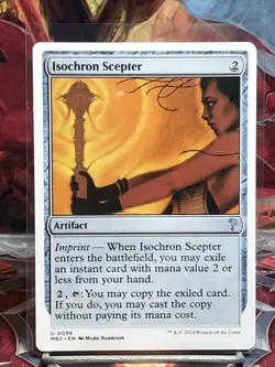 Isochron Scepter (Non-foil) [White Border] Mystery Booster 2 0096 Uncommon MTG - Image 1