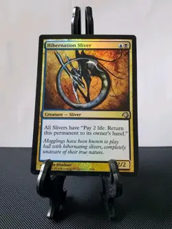 MTG Hibernation Sliver Foil Premium Deck Slivers Uncommon Magic The Gathering LP - Image 1