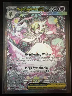 Pokemon TCG Mega Gardevoir EX 178/132 Secret Rare NM Pack Fresh Mint Centering - Image 1