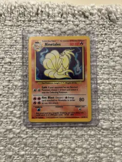 Pokemon TCG Ninetales Base Set Holo - Image 1
