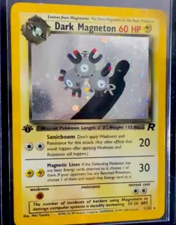 Pokemon 1st Ed Holo Fossil, Rocket, Legendary Collection, Promo Magneton Lot (4) - Image 5