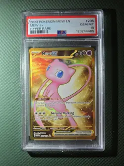 2023 POKEMON MEW EN-151 #205 MEW EX HYPER RARE PSA 10 - Image 1