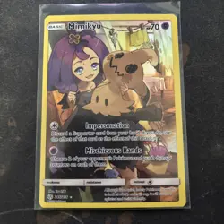 Mimikyu 245/236 Alt Art Secret Rare Pokemon Sun & Moon Cosmic Eclipse - Image 1
