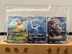 Pokemon 2024 TCG S-Chinese Jolteon Flareon Vaporeon Vmax CSHC-003 006 009 HOLO - Image 1