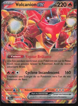 Carte Pokemon Volcanion-ex 031/159 Aventures Ensemble Francais - Image 1