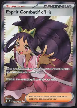 Carte Pokemon Esprit Combatif d'Iris 180/159 Aventures Ensemble Francais - Image 1