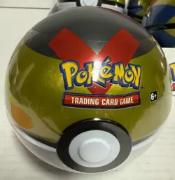 Pokemon TCG 2022 Level PokeBall Tin J21 Factory Sealed RARE 3 Booster Packs New - Image 1