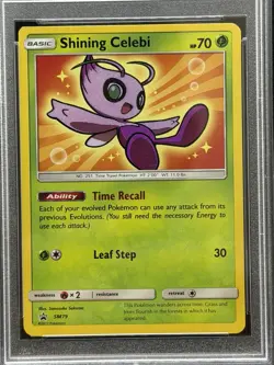 Pokemon Shining Celebi Black Star Promo SM79 Holo - PSA 9 Mint (2017) - Image 3