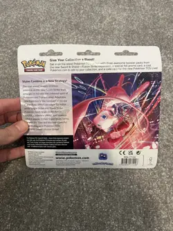 Pokemon TCG Fusion Strike 3 Pack Blister Eevee Promo - Sword & Shield Sealed - Image 4