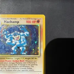 Pokemon Vintage COSMOS Holo Machamp 1st Edition CD-ROM Promo 8/102 WoTC - Image 2