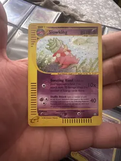 POKEMON TCG Slowking H22/H32 Aquapolis Holo NM - Image 1