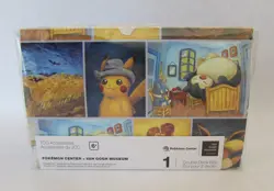 Pokemon Center x Van Gogh Museum Amsterdam Paintings Double Deck Box Pikachu - Image 1