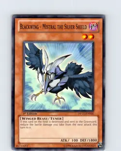 Yu-Gi-Oh Blackwing - Mistral The Silver Shield DP11-EN006 1st Edition Common NM - Image 1