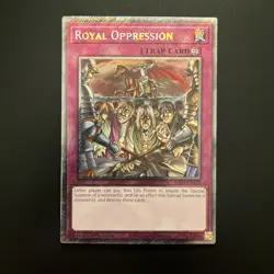 Royal Oppression 1st Edition Platinum Secret Rare RA04-EN120 Yu-Gi-Oh! - Image 1