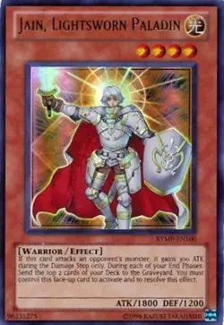 1x (LP) Jain, Lightsworn Paladin - RYMP-EN100 - Ultra Rare - Unlimited Edition - Image 1
