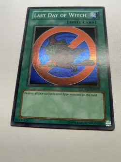 Yu-Gi-Oh! Last Day Of Witch Super Rare Unlimited DL9-EN001 HP - Image 1