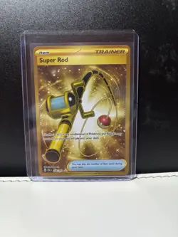 Pokemon TCG Super Rod Card 276/193 Hyper Rare Paldea Evolved - Image 1