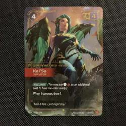Kaisa card ALT ART 039a/298 Kai'Sa Survivor Riftbound Foil ENGLISH - Image 1
