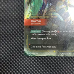 Kaisa card ALT ART 039a/298 Kai'Sa Survivor Riftbound Foil ENGLISH - Image 3
