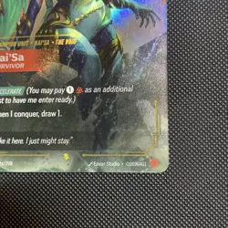 Kaisa card ALT ART 039a/298 Kai'Sa Survivor Riftbound Foil ENGLISH - Image 4