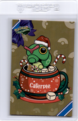 Caterpie Peruvian christmas pokemon card - Image 1