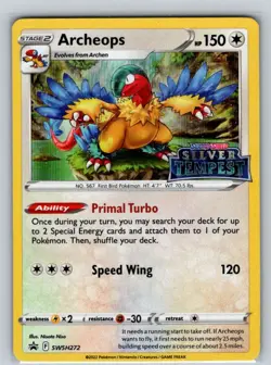 Archeops - (Prerelease) SWSH272 Holo Promo SWSH: Sword & Shield Promo Cards NM - Image 1