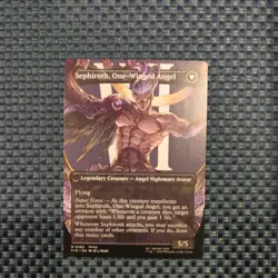 MTG English Sephiroth, Fabled SOLDIER (Borderless) (0382) NM Normal - Image 3