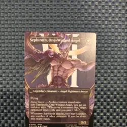 MTG English Sephiroth, Fabled SOLDIER (Borderless) (0382) NM Normal - Image 4