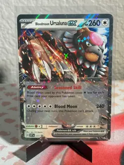 Bloodmoon Ursaluna ex 177 Sv: Scarlet & Violet Promo Cards Holo - 13 - Image 1