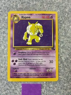 Pokemon TCG Hypno 23/62 Non-Holo Rare Fossil Card - Image 1