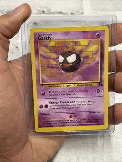 Gastly Fossil Set 1999 33/62 Pokemon TCG NM Near Mint Vintage Uncommon Card WOTC - Image 1