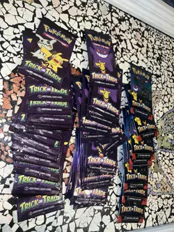 Lot Of 41 Pokemon Packs Trick Or Trade BOOster Bundle Halloween 3 Cards Per Pack - Image 3