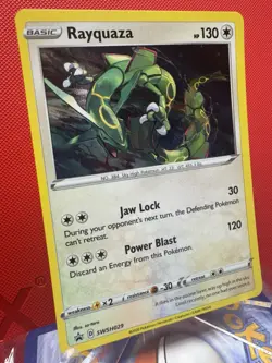 Rayquaza #SWSH029 Cosmos Holo Sword & Shield Promo Cards NM - Image 2